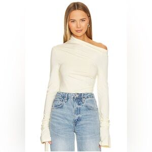 SNDYS NWOT Nyah Bodysuit Cream, XS